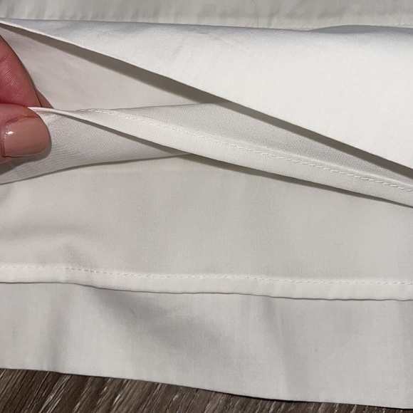 NWT Abercrombie and Fitch one shoulder eyelet ruffle dress white size XS - Picture 7 of 11